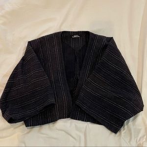 Issey Miyake Permanente Cropped Kimono Top